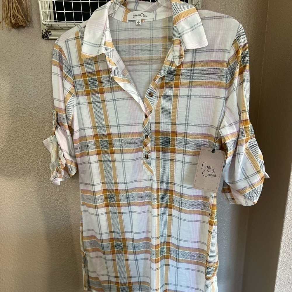 Eden & Olivia flannel shirt